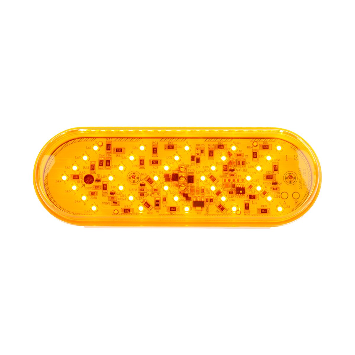 35-LED-6-Oval-Sequential-Turn-Signal-Light-Amber-LEDAmber-Lens-4 35 LED 6" Oval Sequential Turn Signal Light - Amber LED/Amber Lens - Image 5