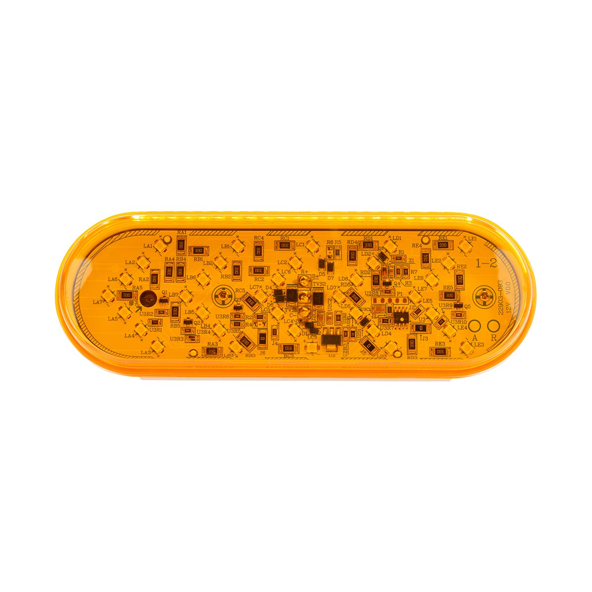 35-LED-6-Oval-Sequential-Turn-Signal-Light-Amber-LEDAmber-Lens-5 35 LED 6" Oval Sequential Turn Signal Light - Amber LED/Amber Lens - Image 6