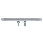 38 LED 12" Reflector Double Face Light Bar - Amber LED/Clear Lens - Image 3