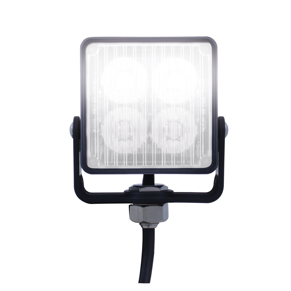 4-High-Power-LED-Square-Warning-Lighthead-White-LED-Bulk-1 4 High Power LED Square Warning Lighthead - White LED (Bulk) - Image 2