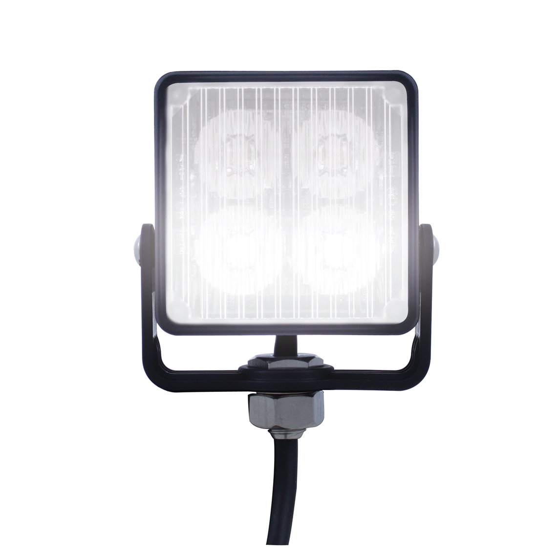 4-High-Power-LED-Square-Warning-Lighthead-White-LED-Bulk-2 4 High Power LED Square Warning Lighthead - White LED (Bulk) - Image 3