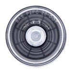 4 LED 2-1/2" Round Abyss Light (Clearance/Marker) - Red LED/Clear Lens - Image 2