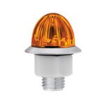 4 LED 3/4" Mini Watermelon Double Fury Light With Clear Lens (Clearance/Marker) - Amber & White LED - Image 6