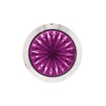 4 LED 3/4" Mini Watermelon Double Fury Light With Clear Lens (Clearance/Marker) - Red & Purple LED - Image 11
