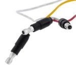 4 LED 3/4" Mini Watermelon Double Fury Light With Clear Lens (Clearance/Marker) - Red & Purple LED - Image 13