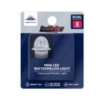 4 LED 3/4" Mini Watermelon Double Fury Light With Clear Lens (Clearance/Marker) - Red & Purple LED - Image 14