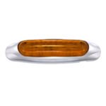 4 LED LIGHTTRACK Light (Clearance/Marker) - Amber LED/Amber Lens - Image 3
