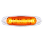 4 LED LIGHTTRACK Light (Clearance/Marker) - Amber LED/Amber Lens - Image 5