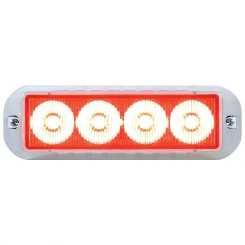 4 LED Warning Light - Red LED