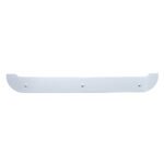 4" X 24" Chrome Contour Bottom Mud Flap Plate - Bolt Thru