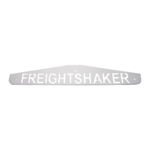 4" X 24" Chrome Freightshaker Bottom Mud Flap Plate - Bolt Thru