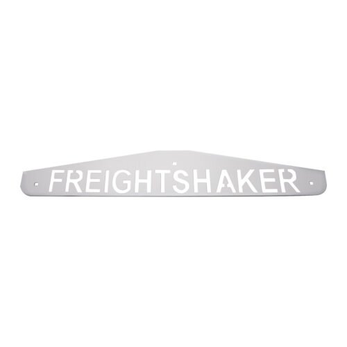 4" X 24" Chrome Freightshaker Bottom Mud Flap Plate - Bolt Thru
