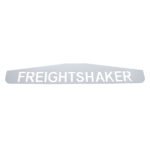 4" X 24" Chrome Freightshaker Bottom Mud Flap Plate - Welded Stud