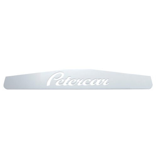 4" X 24" Chrome Petercar Bottom Mud Flap Plate - Welded Stud