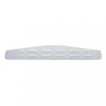 4" X 24" Louvered Bottom Mud Flap Plate -Welded Stud