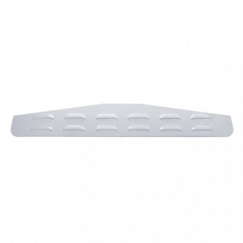 4" X 24" Louvered Bottom Mud Flap Plate -Welded Stud