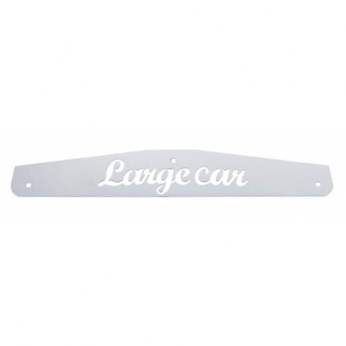 4" X 24" Stainless Largecar Bottom Mud Flap Plate - Bolt Thru