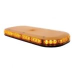 42 High Power LED Micro Warning Light Bar With Amber Lens - Permanent Mount - Image 2