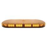 42 High Power LED Micro Warning Light Bar With Amber Lens - Permanent Mount