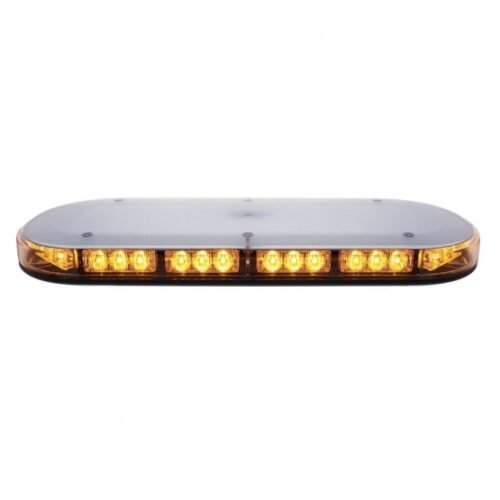 42 High Power LED Micro Warning Light Bar With Clear Lens - Magnet Mount