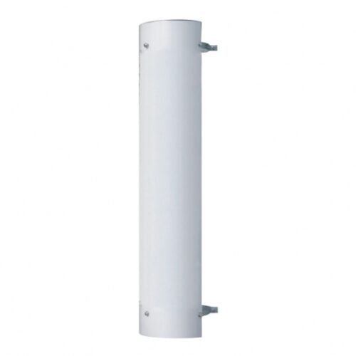 48" Tall 180 Degree Stainless Exhaust Muffler Shield For 5" Diameter Exhaust - Plain