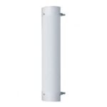 48" Tall 180 Degree Stainless Exhaust Muffler Shield For 6" Diameter Exhaust - Plain