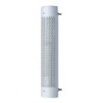 48" Tall 180 Degree Stainless Exhaust Muffler Shield For 7" Diameter Exhaust - Vertical Slot