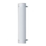 48" Tall 180 Degree Stainless Exhaust Muffler Shield For 8" Diameter Exhaust - Plain