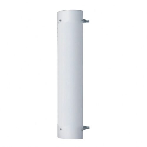 48" Tall 180 Degree Stainless Exhaust Muffler Shield For 8" Diameter Exhaust - Plain