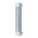 48" Tall 270 Degree Stainless Exhaust Muffler Shield For 10" Diameter Exhaust - Vertical Slot