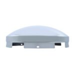 5 Even Notched Chrome Dome Front Hubcap - 3/4" Side Wall - Image 2