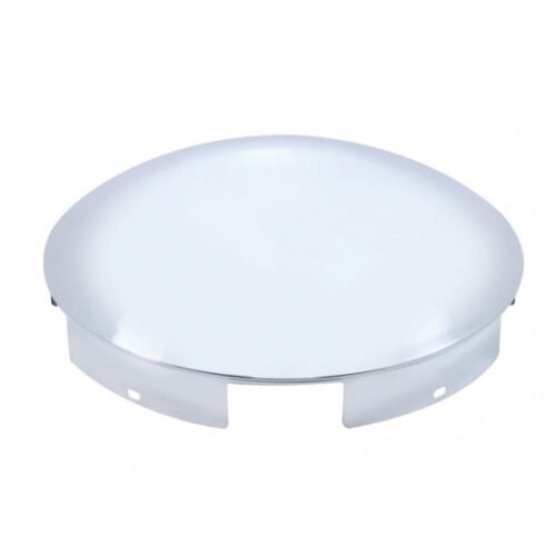 5 Even Notched Stainless Steel Dome Front Hubcap - 1" Lip