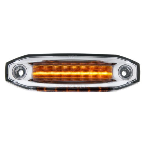 6 Amber LED Light (Clearance/Marker) With 6 Amber LED Side Ditch Light