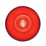 6 LED 2" Round GloLight (Clearance/Marker) - Red LED/Red Lens