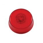 6 LED 2" Round GloLight (Clearance/Marker) - Red LED/Red Lens - Image 3