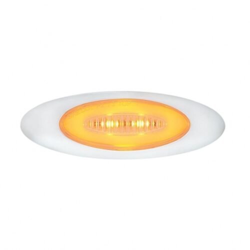 6 LED M5 Millennium GloLight (Clearance/Marker) - Amber LED/Clear Lens