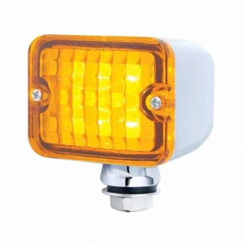 6 LED Medium Rod Light -Amber LED/Amber Lens
