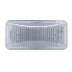 6 LED Rectangular Light (Clearance/Marker) - Amber LED/Clear Lens