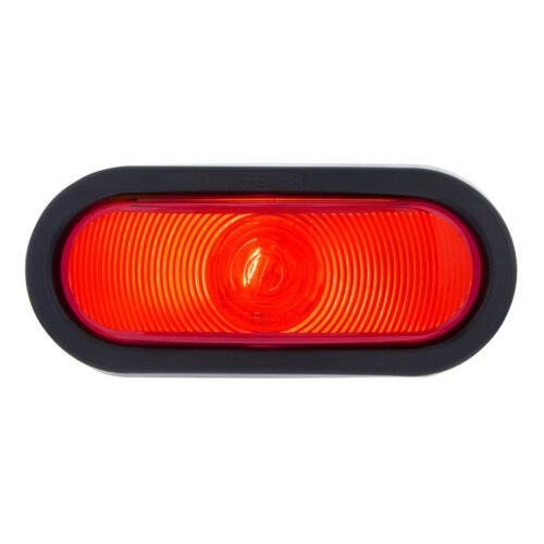 6" Oval Light Kit (Stop, Turn & Tail) - Red Lens