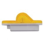 6" Oval Mid Trailer Turn Signal Light - Amber Lens - Image 3