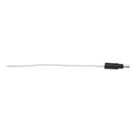 6" Single Lead Wire With .180 Bullet Termination & Stripped End - White