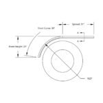 66" 430 Stainless Steel (16ga) Roll Formed Edge Smooth Half Fender - SS Series (Pair) - Image 2