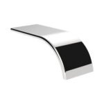 66" 430 Stainless Steel (16ga) Roll Formed Edge Smooth Half Fender - SS Series (Pair)