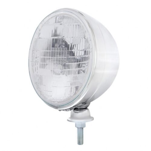 7" Chrome Dietz Style Headlight H6014/H6024 Bulb