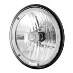 7" Crystal Headlight With White LED Halo Ring - Image 3