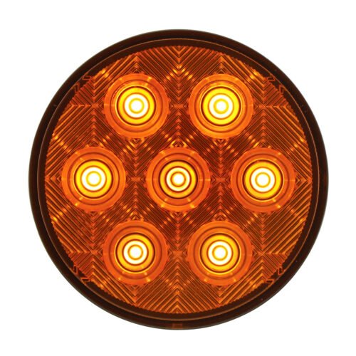 7 LED 4" Competition Series Turn Signal Light - Amber LED/Amber Lens (Bulk)