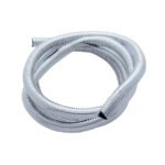 72" Long Chrome Wire Loom - 1/2" Diameter