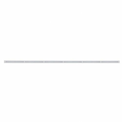 79-1/2" Stainless Bumper Light Bracket With 6X 14 LED 12" Light Bars - Amber LED/Chrome Lens