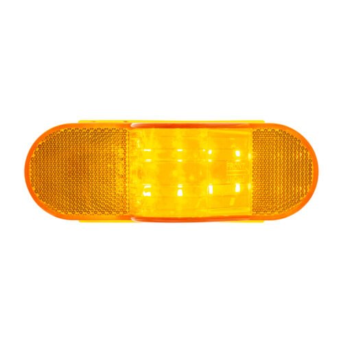 8 LED Mid-Trailer Turn Signal Light - Amber LED/Amber Lens (Card)