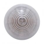 9 LED 2" Round Beehive Light (Clearance/Marker) - Red LED/Clear Lens (Bulk)
